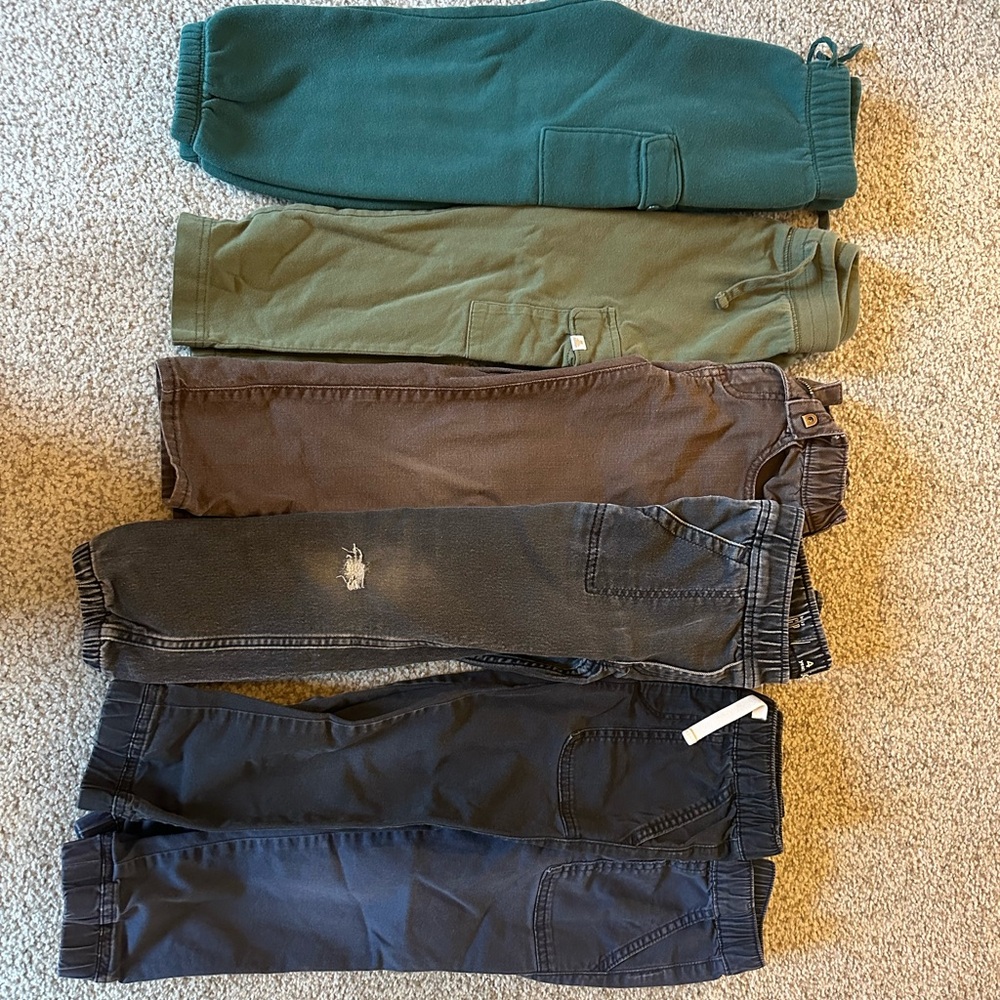 6 pairs of 4T boys Gap pants